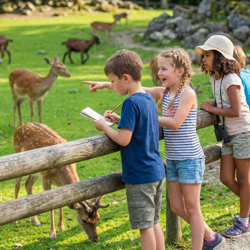 Abenteuer im Tiergarten